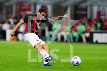 2020-09-05 - Davide Calabria (AC Milan) gol - MILAN VS MONZA - FRIENDLY MATCH - SOCCER