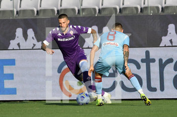 2020-09-12 - Cristiano Biraghi (ACF Fiorentina) e Giuseppe Zampano (AC Reggiana) - FIORENTINA VS REGGIANA - FRIENDLY MATCH - SOCCER