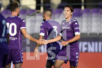 2020-09-12 - Federico Chiesa (ACF Fiorentina) esultanza 2-0 - FIORENTINA VS REGGIANA - FRIENDLY MATCH - SOCCER