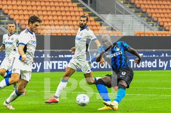 2020-09-19 - Romelu Lukaku (Inter) calcia a rete - INTER VS PISA - FRIENDLY MATCH - SOCCER