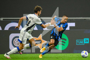 2020-09-19 - Marco Varnier (Pisa) e Alexis Sanchez (Inter) - INTER VS PISA - FRIENDLY MATCH - SOCCER