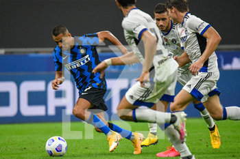 2020-09-19 - Alexis Sanchez (Inter) nella difesa del Pisa - INTER VS PISA - FRIENDLY MATCH - SOCCER