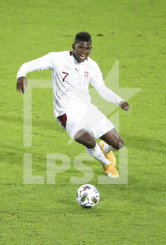 2020-11-11 - Breel Embolo of Switzerland during the international friendly football match between Belgium and Switzerland on November 11, 2020 at King Power at Den Dreef Stadion in Leuven, Louvain, Belgium - Photo Jean Catuffe / DPPI - FRIENDLY FOOTBALL MATCH BETWEEN BELGIUM AND SWITZERLAND - FRIENDLY MATCH - SOCCER