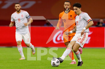 2020-11-11 - Hector Bellerin of Spain during the International Friendly football match between Netherlands and Spain on november 11, 2020 at Johan Cruijff Arena in Amsterdam, Netherlands - Photo Marcel ter Bals / Orange Pictures / DPPI - FRIENDLY FOOTBALL MATCH BETWEEN NETHERLANDS AND SPAIN - FRIENDLY MATCH - SOCCER