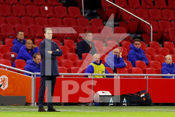 2020-11-11 - Coach Frank de Boer of The Netherlands during the International Friendly football match between Netherlands and Spain on november 11, 2020 at Johan Cruijff Arena in Amsterdam, Netherlands - Photo Marcel ter Bals / Orange Pictures / DPPI - FRIENDLY FOOTBALL MATCH BETWEEN NETHERLANDS AND SPAIN - FRIENDLY MATCH - SOCCER