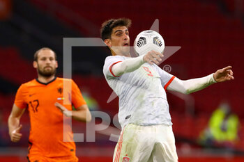 2020-11-11 - Gerard Moreno of Spain during the International Friendly football match between Netherlands and Spain on november 11, 2020 at Johan Cruijff Arena in Amsterdam, Netherlands - Photo Marcel ter Bals / Orange Pictures / DPPI - FRIENDLY FOOTBALL MATCH BETWEEN NETHERLANDS AND SPAIN - FRIENDLY MATCH - SOCCER