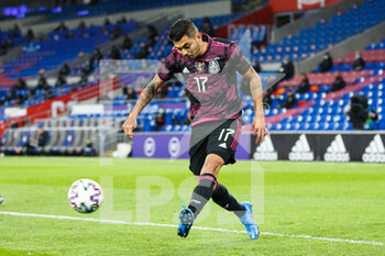 2021-03-27 - Mexico forward Jesús Manuel Corona during the international friendly football match between Wales and Mexico on March 27, 2021 at the Cardiff City Stadium in Cardiff, Wales - Photo Gruffydd Thomas / ProSportsImages / DPPI - WALES AND MEXICO - FRIENDLY MATCH - SOCCER