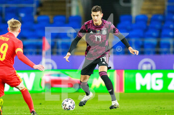 2021-03-27 - Mexico defender César Montes during the international friendly football match between Wales and Mexico on March 27, 2021 at the Cardiff City Stadium in Cardiff, Wales - Photo Gruffydd Thomas / ProSportsImages / DPPI - WALES AND MEXICO - FRIENDLY MATCH - SOCCER
