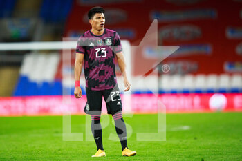 2021-03-27 - Mexico defender Jesús Gallardo (23) during the international friendly football match between Wales and Mexico on March 27, 2021 at the Cardiff City Stadium in Cardiff, Wales - Photo Gruffydd Thomas / ProSportsImages / DPPI - WALES AND MEXICO - FRIENDLY MATCH - SOCCER