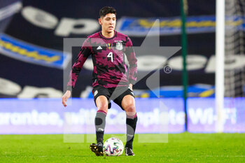 2021-03-27 - Mexico defender Edson Álvarez during the international friendly football match between Wales and Mexico on March 27, 2021 at the Cardiff City Stadium in Cardiff, Wales - Photo Gruffydd Thomas / ProSportsImages / DPPI - WALES AND MEXICO - FRIENDLY MATCH - SOCCER