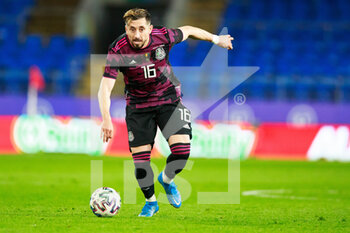 2021-03-27 - Mexico midfielder Héctor Herrera during the international friendly football match between Wales and Mexico on March 27, 2021 at the Cardiff City Stadium in Cardiff, Wales - Photo Gruffydd Thomas / ProSportsImages / DPPI - WALES AND MEXICO - FRIENDLY MATCH - SOCCER