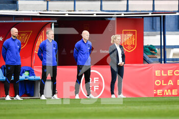 2021-04-09 - Coach Sarina Wiegman of Netherlands during the Women's International Friendly football match between Spain and Netherlands on April 9, 2021 at Estadio Municipal de Marbella in Marbella, Spain - Photo Pablo Morano / Orange Pictures / DPPI - WOMEN'S INTERNATIONAL FRIENDLY FOOTBALL MATCH - SPAIN VS NETHERLANDS - FRIENDLY MATCH - SOCCER