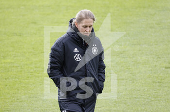2021-04-13 - Assistant coach Britta Carlson of Germany during the International Women's Friendly football match between Germany and Norway on April 13, 2021 at Brita-Arena in Wiesbaden, Germany - Photo Heiko Becker / firo Sportphoto / DPPI - AMICHEVOLE NAZIONALE FEMMINILE 2021 - GERMANIA VS NORVEGIA - FRIENDLY MATCH - SOCCER