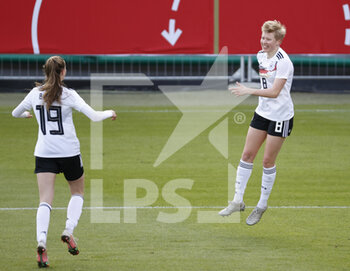 2021-04-13 - Paulina Krumbiegel of Germany celebrates the 3-1 goal during the International Women's Friendly football match between Germany and Norway on April 13, 2021 at Brita-Arena in Wiesbaden, Germany - Photo Heiko Becker / firo Sportphoto / DPPI - AMICHEVOLE NAZIONALE FEMMINILE 2021 - GERMANIA VS NORVEGIA - FRIENDLY MATCH - SOCCER