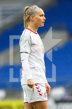 2021-04-13 - Denmark Stine Larsen during the International Women's Friendly football match between Wales and Denmark on April 13, 2021 at the Cardiff City Stadium in Cardiff, Wales - Photo Dan Minto / ProSportsImages / DPPI - AMICHEVOLE FEMMINILE 2021 - GALLES VS DANIMARCA - FRIENDLY MATCH - SOCCER