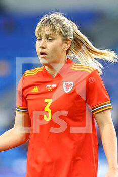2021-04-13 - Wales Gemma Evans during the International Women's Friendly football match between Wales and Denmark on April 13, 2021 at the Cardiff City Stadium in Cardiff, Wales - Photo Dan Minto / ProSportsImages / DPPI - AMICHEVOLE FEMMINILE 2021 - GALLES VS DANIMARCA - FRIENDLY MATCH - SOCCER