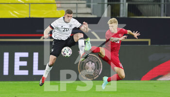 2021-06-02 - Robin Gosens of Germany and Daniel Wass of Denmark during the Friendly Football match between Germany and Denmark on June 2, 2021 at Tivoli Stadion in Innsbruck, Austria - Photo Ralf Ibing / firo Sportphoto / DPPI - FRIENDLY MATCH 2021 - GERMANY VS DENMARK - FRIENDLY MATCH - SOCCER