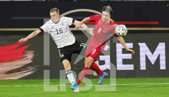 2021-06-02 - Lukas Klostermann of Germany and Thomas Delaney of Denmark during the Friendly Football match between Germany and Denmark on June 2, 2021 at Tivoli Stadion in Innsbruck, Austria - Photo Ralf Ibing / firo Sportphoto / DPPI - FRIENDLY MATCH 2021 - GERMANY VS DENMARK - FRIENDLY MATCH - SOCCER
