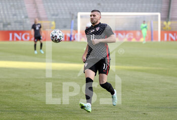 2021-06-06 - Ante Rebic of Croatia during the international friendly football match between Belgium and Croatia on June 6, 2021 at King Baudouin Stadium in Brussels, Belgium - Photo Jean Catuffe / DPPI - 2021 FRIENDLY GAME - BELGIUM VS CROATIA - FRIENDLY MATCH - SOCCER