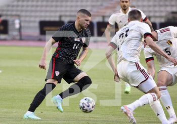 2021-06-06 - Ante Rebic of Croatia during the international friendly football match between Belgium and Croatia on June 6, 2021 at King Baudouin Stadium in Brussels, Belgium - Photo Jean Catuffe / DPPI - 2021 FRIENDLY GAME - BELGIUM VS CROATIA - FRIENDLY MATCH - SOCCER