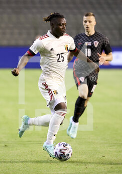 2021-06-06 - Jeremy Doku of Belgium during the international friendly football match between Belgium and Croatia on June 6, 2021 at King Baudouin Stadium in Brussels, Belgium - Photo Jean Catuffe / DPPI - 2021 FRIENDLY GAME - BELGIUM VS CROATIA - FRIENDLY MATCH - SOCCER