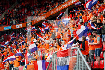 2021-06-06 - Fans of the Netherlands during the International Friendly football match between Netherlands and Georgia on June 6, 2021 at FC Twente Stadion in Enschede, Netherlands - Photo Andre Weening / Orange Pictures / DPPI - 2021 FRIENDLY GAME - NETHERLANDS VS GEORGIA - FRIENDLY MATCH - SOCCER