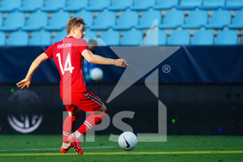 2021-06-06 - Julian Ryerson of Norway during the international friendly football match between Norway and Greece on June 6, 2021 at La Rosaleda Stadium in Malaga, Spain - Photo Joaquin Corchero / Spain DPPI / DPPI - 2021 FRIENDLY GAME - NORWAY VS GREECE - FRIENDLY MATCH - SOCCER