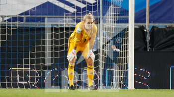 2021-06-10 - Goalkeeper Merle Frohms of Germany looks dejected after the Kenza Dali's goal during the Women's Friendly football match between France and Germany on June 10, 2021 at La Meinau stadium in Strasbourg, France - Photo Heiko Becker / firo Sportphoto / DPPI - WOMEN FRIENDLY MATCH - FRANCE VS GERMANY - FRIENDLY MATCH - SOCCER