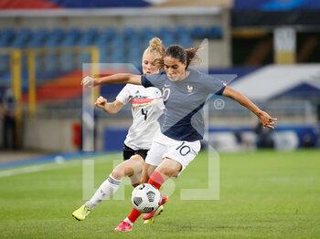 2021-06-10 - Amel Majri of France and Leonie Maier of Germany during the Women's Friendly football match between France and Germany on June 10, 2021 at La Meinau stadium in Strasbourg, France - Photo Heiko Becker / firo Sportphoto / DPPI - WOMEN FRIENDLY MATCH - FRANCE VS GERMANY - FRIENDLY MATCH - SOCCER