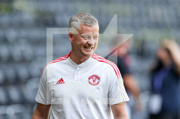 2021-07-18 - Ole Gunnar Solskjaer Manager of Manchester United during the Pre-Season Friendly football match between Derby County and Manchester United on July 18, 2021 at the Pride Park in Derby, England - Photo Nigel Keene / ProSportsImages / DPPI - FRIENDLY MATCH BETWEEN DERBY COUNTY AND MANCHESTER UNITED  - FRIENDLY MATCH - SOCCER