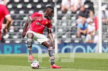 2021-07-18 - Alex Tuanzebe (38) of Manchester United during the Pre-Season Friendly football match between Derby County and Manchester United on July 18, 2021 at the Pride Park in Derby, England - Photo Nigel Keene / ProSportsImages / DPPI - FRIENDLY MATCH BETWEEN DERBY COUNTY AND MANCHESTER UNITED  - FRIENDLY MATCH - SOCCER