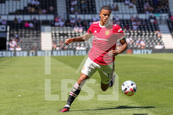 2021-07-18 - Mason Greenwood (11) of Manchester United during the Pre-Season Friendly football match between Derby County and Manchester United on July 18, 2021 at the Pride Park in Derby, England - Photo Nigel Keene / ProSportsImages / DPPI - FRIENDLY MATCH BETWEEN DERBY COUNTY AND MANCHESTER UNITED  - FRIENDLY MATCH - SOCCER
