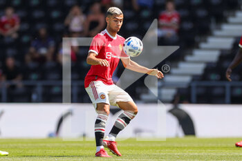 2021-07-18 - Andreas Pereira of Manchester United during the Pre-Season Friendly football match between Derby County and Manchester United on July 18, 2021 at the Pride Park in Derby, England - Photo Nigel Keene / ProSportsImages / DPPI - FRIENDLY MATCH BETWEEN DERBY COUNTY AND MANCHESTER UNITED  - FRIENDLY MATCH - SOCCER