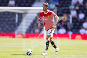 2021-07-18 - Nemanja Matic (31) of Manchester United during the Pre-Season Friendly football match between Derby County and Manchester United on July 18, 2021 at the Pride Park in Derby, England - Photo Nigel Keene / ProSportsImages / DPPI - FRIENDLY MATCH BETWEEN DERBY COUNTY AND MANCHESTER UNITED  - FRIENDLY MATCH - SOCCER