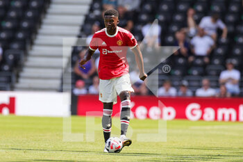 2021-07-18 - Di'Shon Bernard (58) of Manchester United during the Pre-Season Friendly football match between Derby County and Manchester United on July 18, 2021 at the Pride Park in Derby, England - Photo Nigel Keene / ProSportsImages / DPPI - FRIENDLY MATCH BETWEEN DERBY COUNTY AND MANCHESTER UNITED  - FRIENDLY MATCH - SOCCER