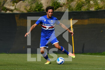 2021-07-22 - Tommaso Augello (Sampdoria) - UC SAMPDORIA VS FC CASTIGLIONE - FRIENDLY MATCH - SOCCER