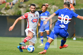 2021-07-22 - Ghidini (Castiglione) and Valerio Verre  Sampdoria) - UC SAMPDORIA VS FC CASTIGLIONE - FRIENDLY MATCH - SOCCER