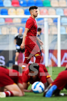 2021-07-25 - Stephan El Shaarawy of Roma during warm up before the Friendly Pre-Season football match between AS Roma and Debrecen on July 25, 2021 at Stadio Benito Stirpe in Frosinone, Italy - Photo Federico Proietti / DPPI - FRIENDLY PRE-SEASON - AS ROMA AND DEBRECEN - FRIENDLY MATCH - SOCCER