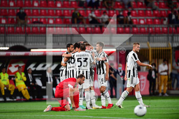 2021-07-31 - \j42\ scores his team's first goal during pre season match valid for 25th Luigi Berlusconi Trophy in U-Power Stadium in Monza, Monza e Brianza, Italy - TROFEO LUIGI BERLUSCONI - MONZA VS JUVENTUS - FRIENDLY MATCH - SOCCER