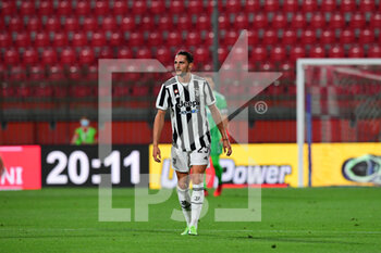 2021-07-31 - Adrien Rabiot of Juventus Turin look on during pre season match valid for 25th Luigi Berlusconi Trophy in U-Power Stadium in Monza, Monza e Brianza, Italy - TROFEO LUIGI BERLUSCONI - MONZA VS JUVENTUS - FRIENDLY MATCH - SOCCER