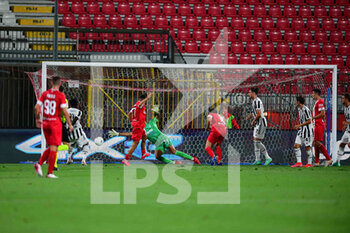 2021-07-31 - Marco D'Alessandro of Ac Monza scores his team's first goal during pre season match valid for 25th Luigi Berlusconi Trophy in U-Power Stadium in Monza, Monza e Brianza, Italy - TROFEO LUIGI BERLUSCONI - MONZA VS JUVENTUS - FRIENDLY MATCH - SOCCER