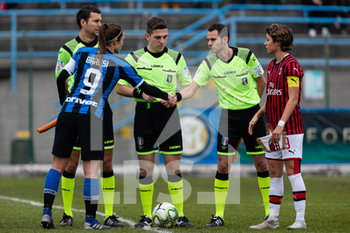 2019-12-11 - Regina Baresi (Inter) e terna arbitrale - OTTAVI DI FINALE - INTER VS MILAN - WOMEN ITALIAN CUP - SOCCER