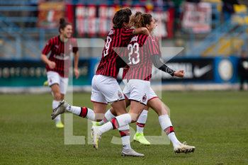 2019-12-11 - Miriam Longo (Milan) festeggia il gol - OTTAVI DI FINALE - INTER VS MILAN - WOMEN ITALIAN CUP - SOCCER