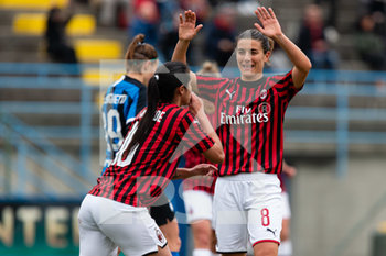 2019-12-11 - Lady Patricia Andrade (Milan) festeggia il gol - OTTAVI DI FINALE - INTER VS MILAN - WOMEN ITALIAN CUP - SOCCER