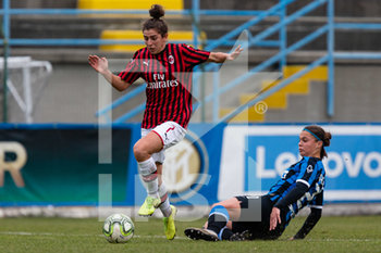 2019-12-11 - Valentina Bergamaschi (Milan) e Caterina Fracaros (Inter) - OTTAVI DI FINALE - INTER VS MILAN - WOMEN ITALIAN CUP - SOCCER