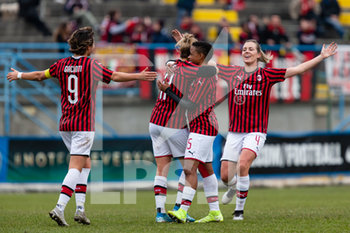 2019-12-11 - Dominica Conc (Milan) festeggia il gol - OTTAVI DI FINALE - INTER VS MILAN - WOMEN ITALIAN CUP - SOCCER