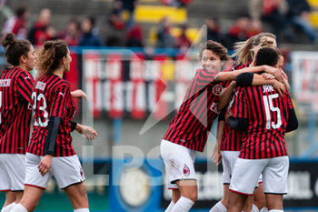 2019-12-11 - Dominica Conc (Milan) festeggia il gol - OTTAVI DI FINALE - INTER VS MILAN - WOMEN ITALIAN CUP - SOCCER