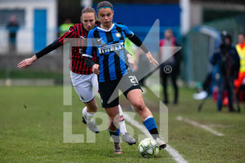 2019-12-11 - Caterina Fracaros (Inter) e Sandra Zigic (Milan) - OTTAVI DI FINALE - INTER VS MILAN - WOMEN ITALIAN CUP - SOCCER