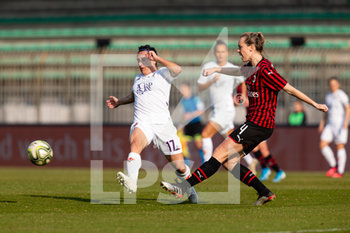 2020-02-08 - Stine Hovland (Milan) e Lisa De Vanna (Fiorentina Women's) - MILAN VS FIORENTINA WOMEN'S - WOMEN ITALIAN CUP - SOCCER