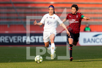 2020-02-08 - Janelle Cordia (Fiorentina Women's) e Valentina Giacinti (Milan) - MILAN VS FIORENTINA WOMEN'S - WOMEN ITALIAN CUP - SOCCER